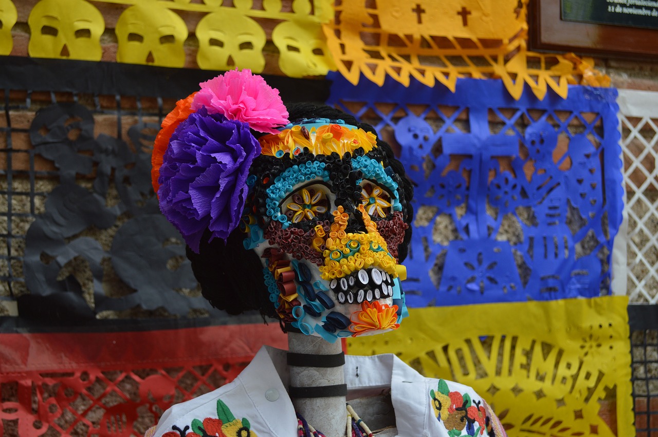 skull day of the dead life free photo