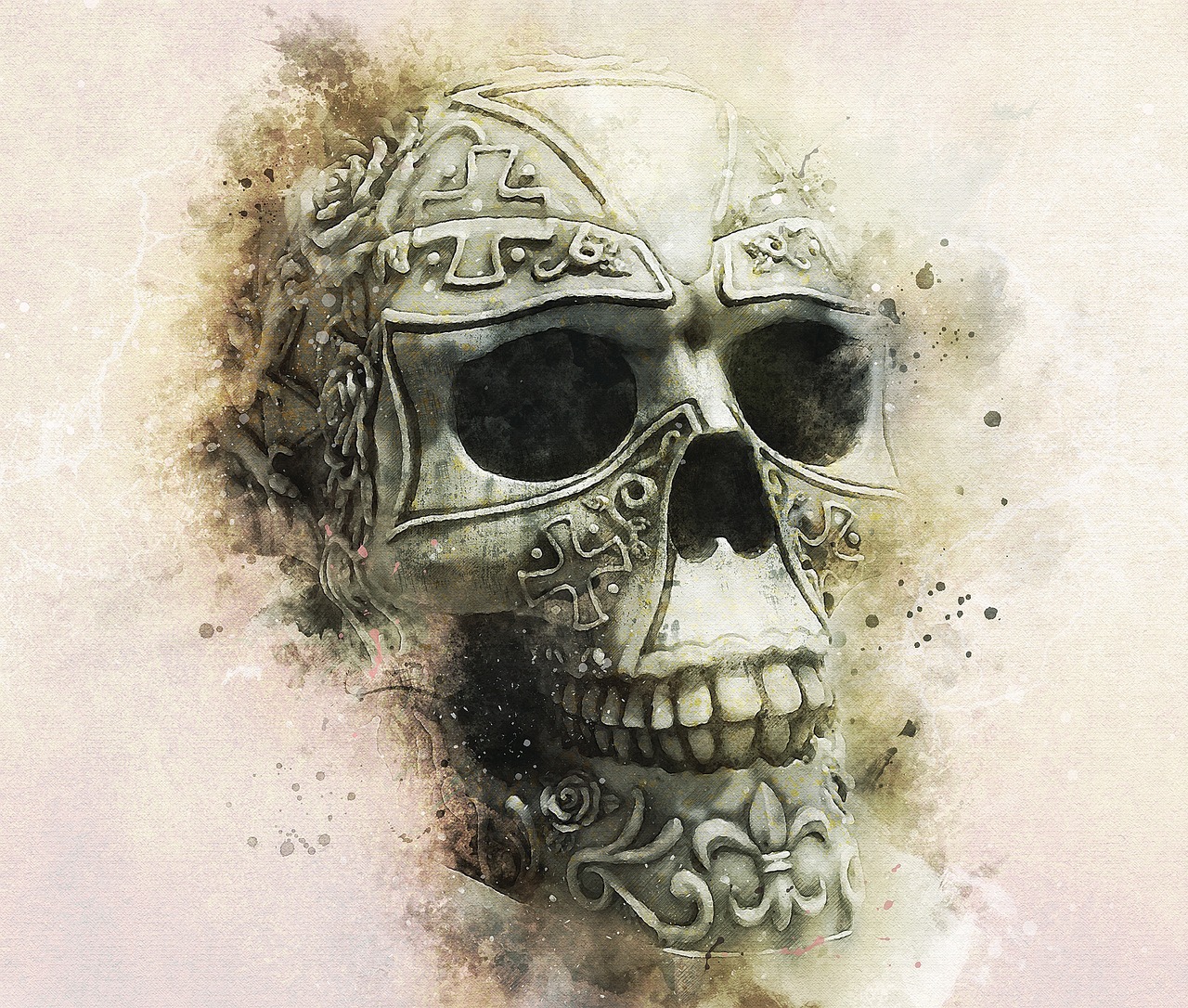 skull  gothic  goth free photo