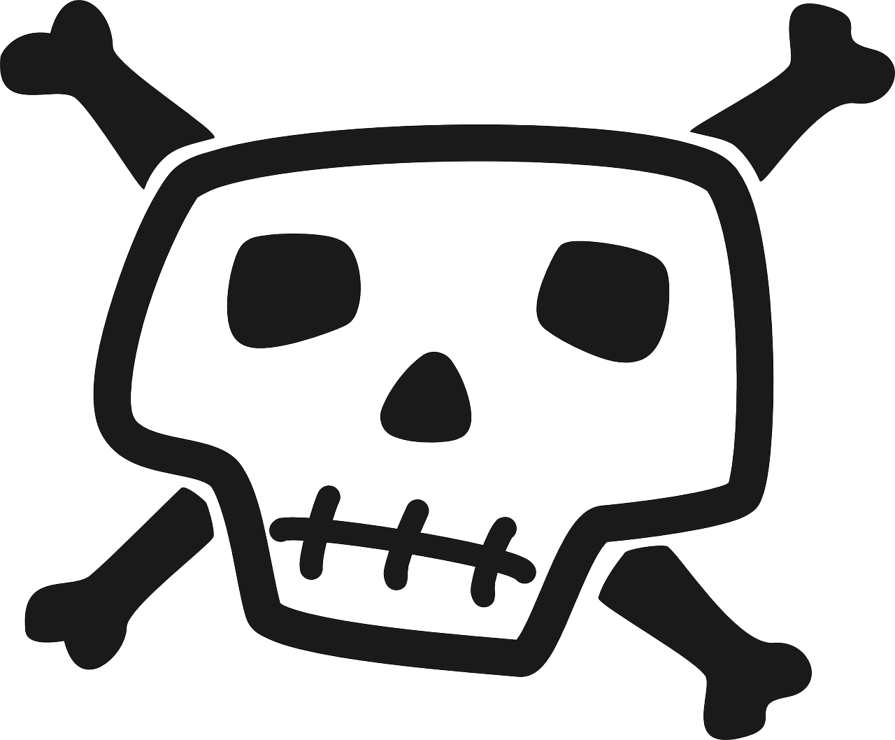 skull crossbones pirate free photo