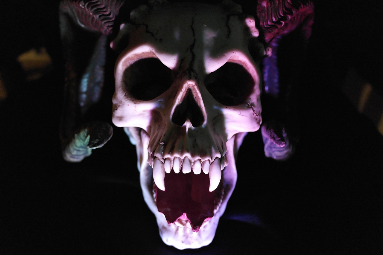 skull demon monster free photo