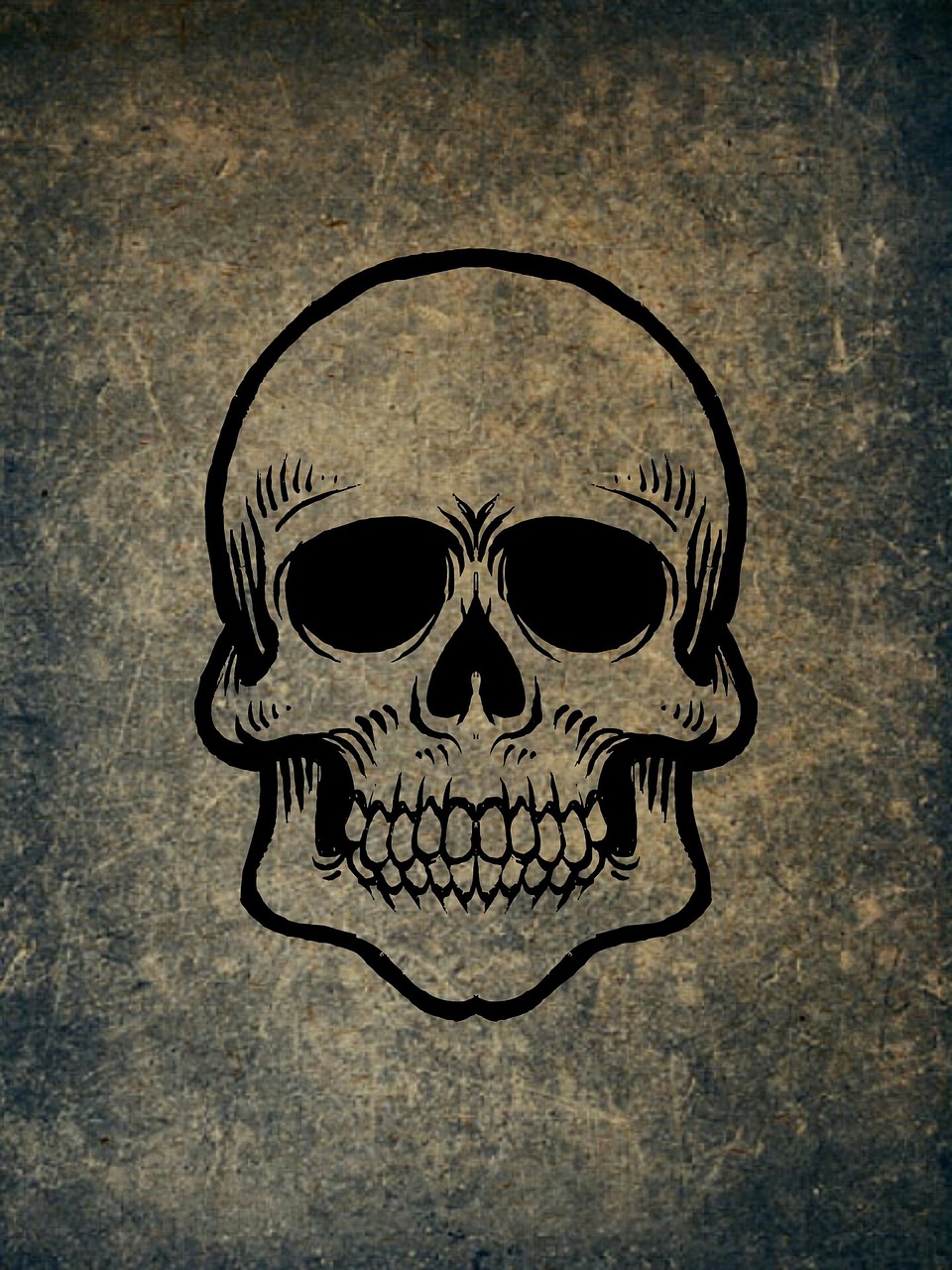 skull and crossbones weird skull free photo