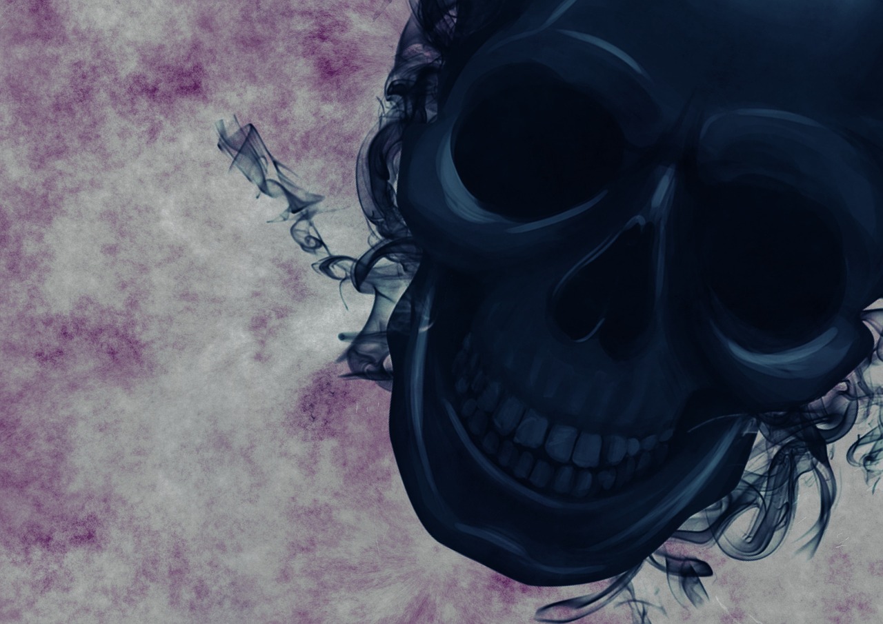 skull and crossbones weird surreal free photo
