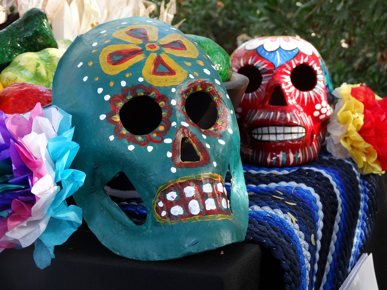 skulls mexican muertos free photo