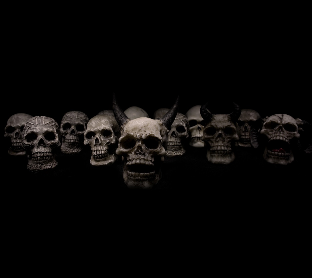 skulls horror death free photo
