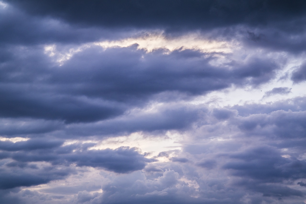 sky clouds storm free photo