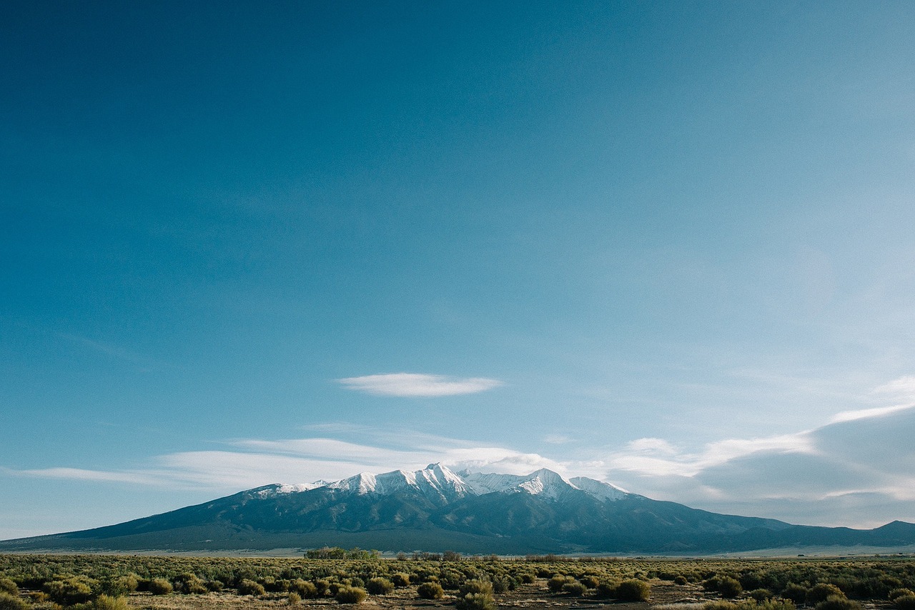 sky mountains landscape free photo