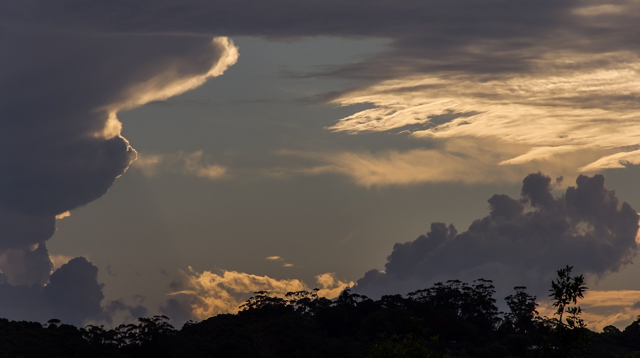 sky clouds sunset free photo