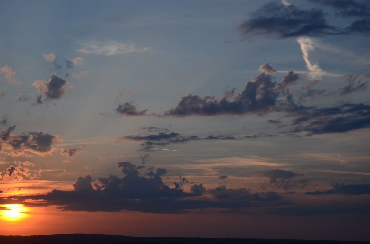 sky clouds sunlight free photo