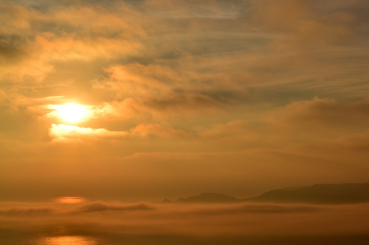 sky sunrise clouds free photo