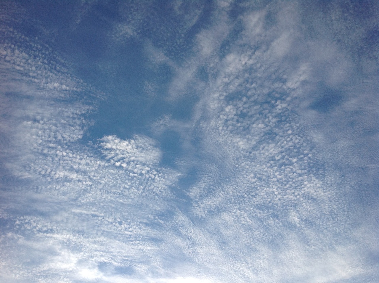 sky clouds blue free photo