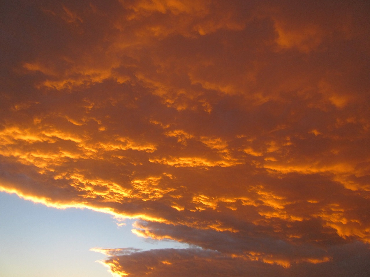 sky sunset clouds free photo