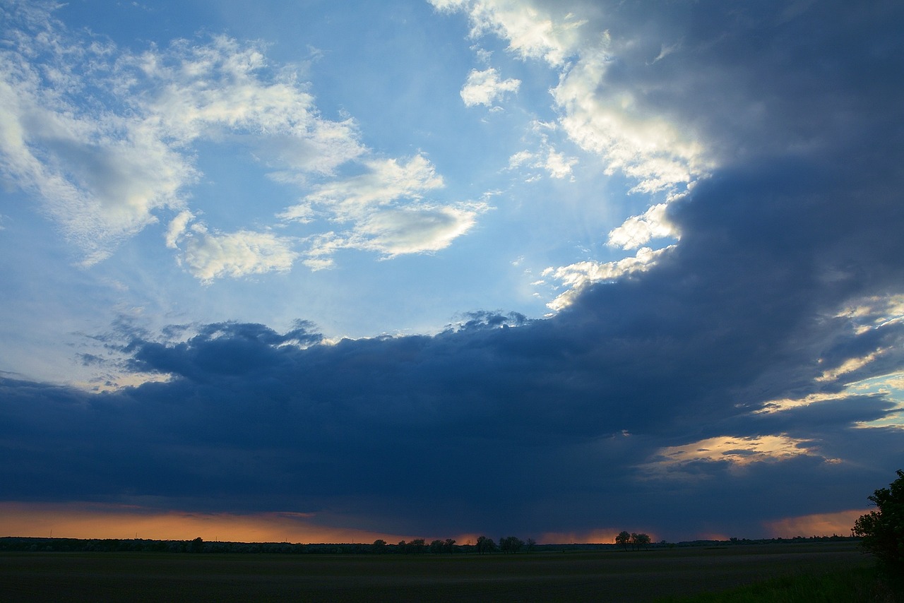 sky landscape sunset free photo