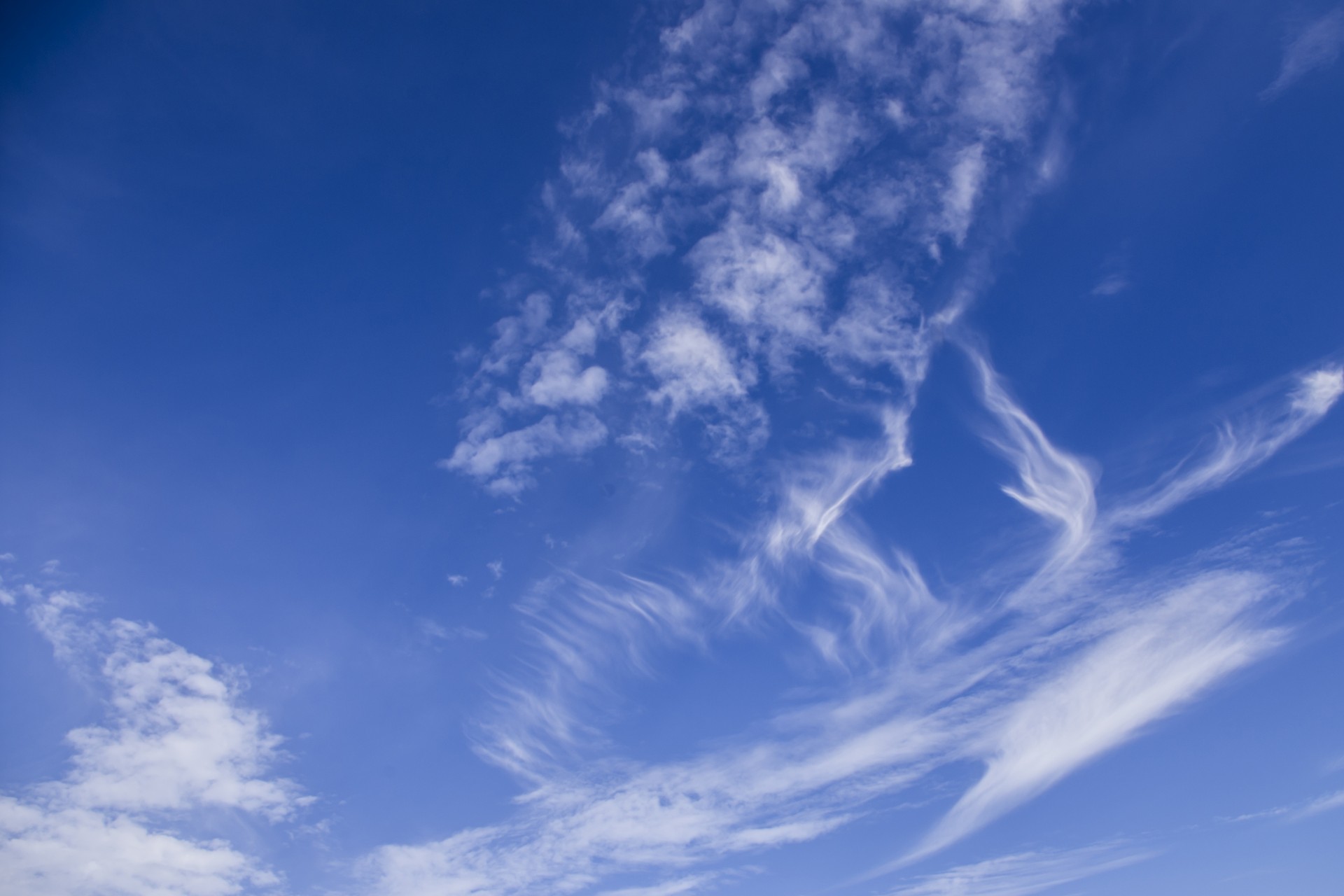 sky clouds summer free photo