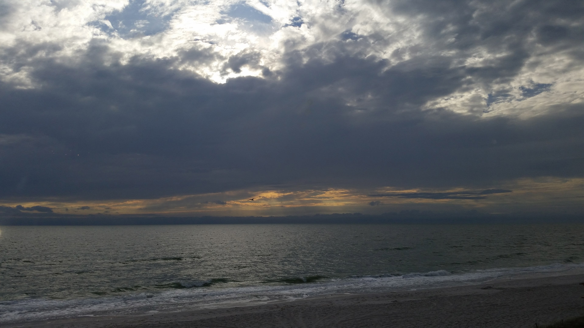 beach clouds hot free photo