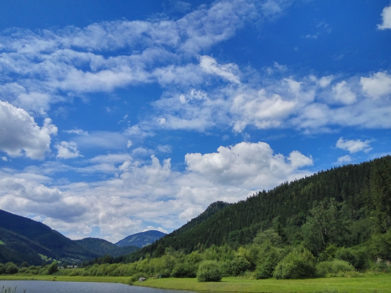 sky clouds blue free photo