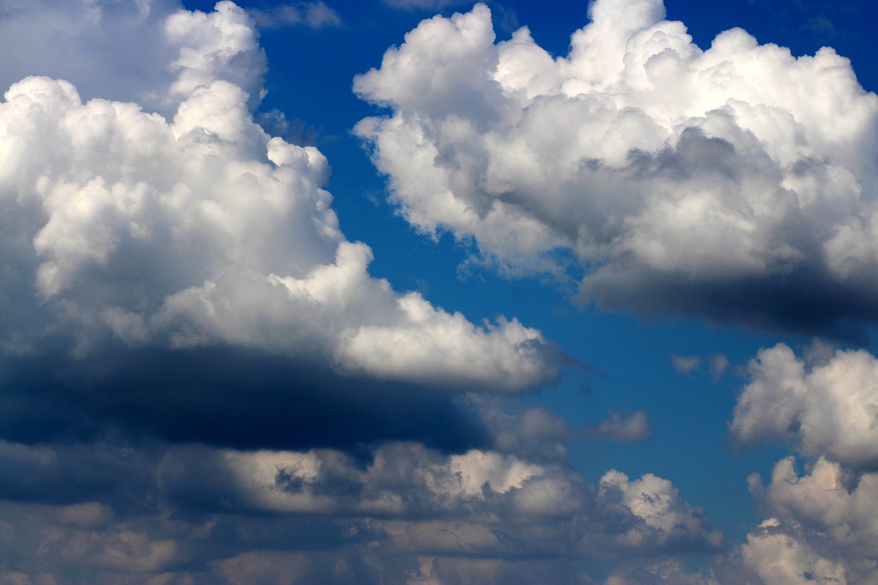 sky cloud white free photo