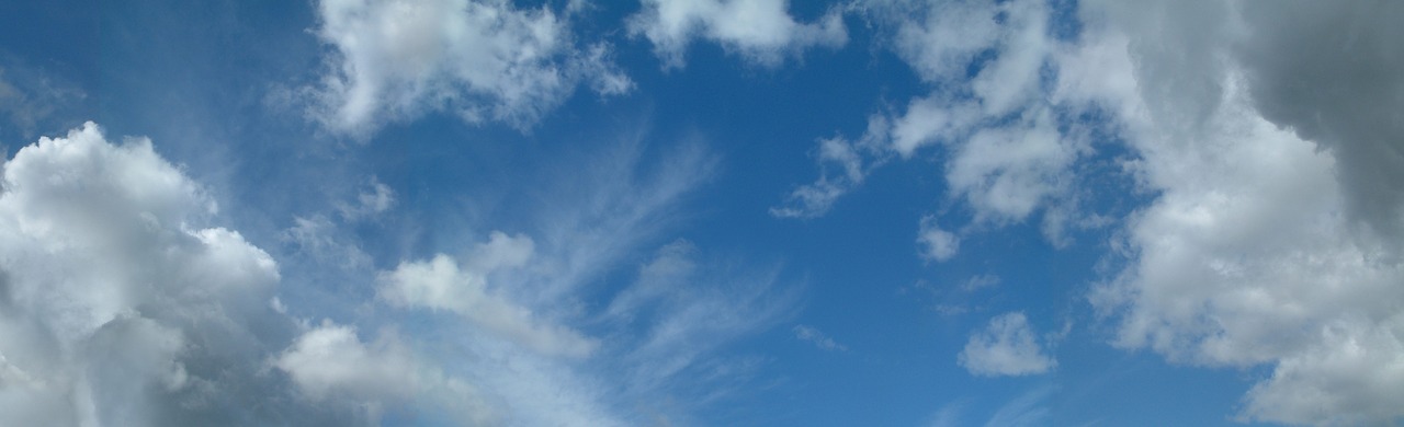 sky clouds blue free photo
