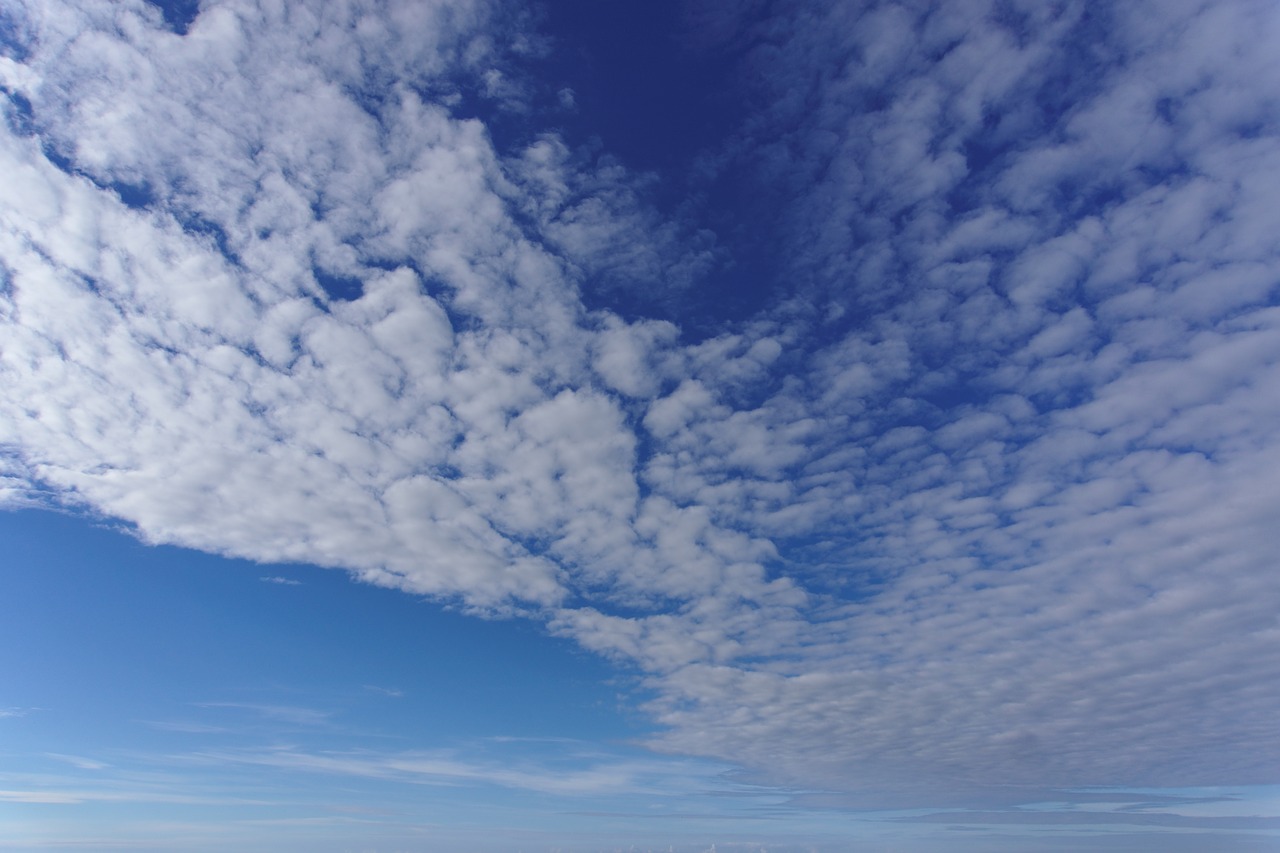 sky summer clouds free photo