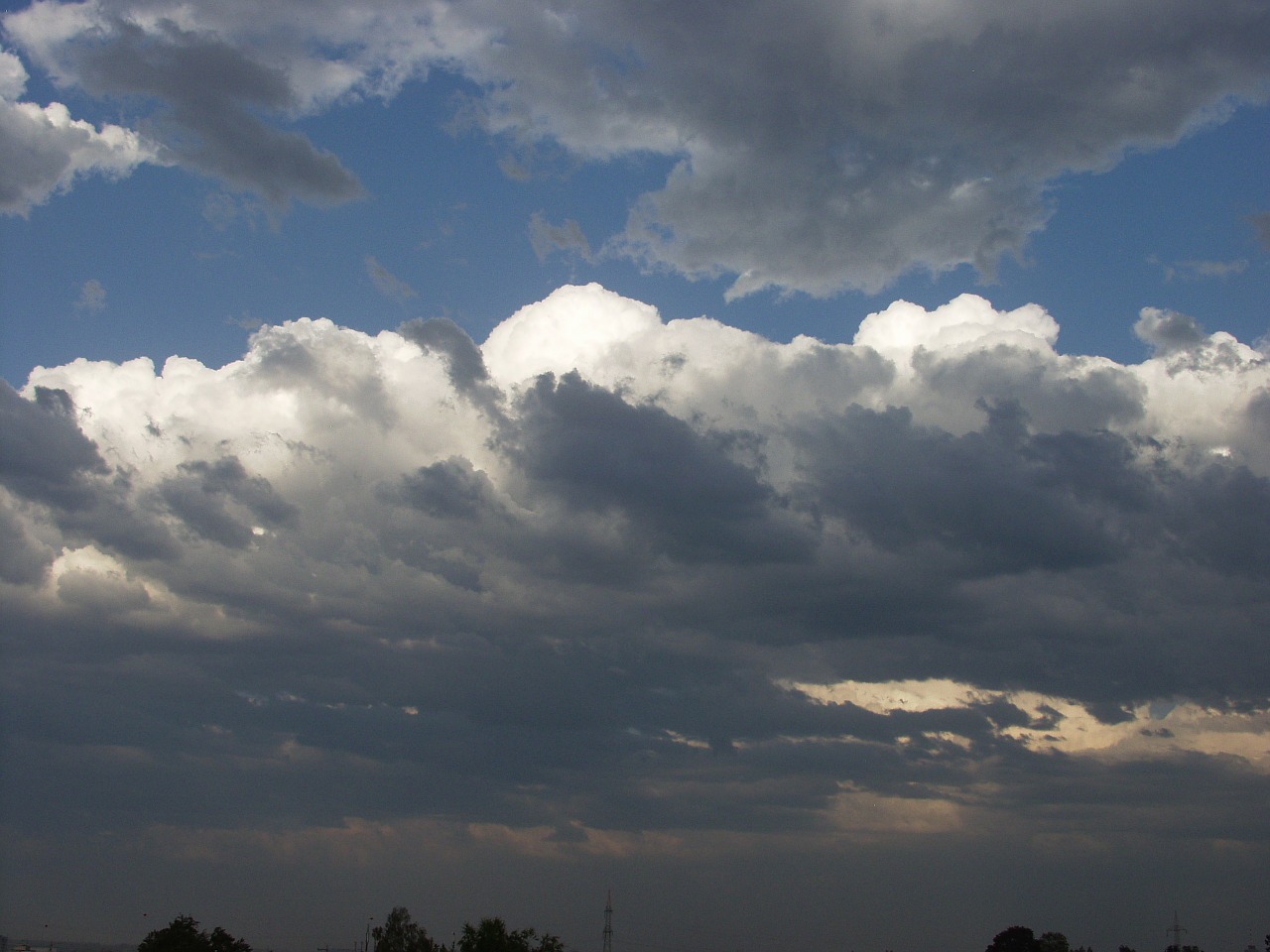 sky clouds forward free photo