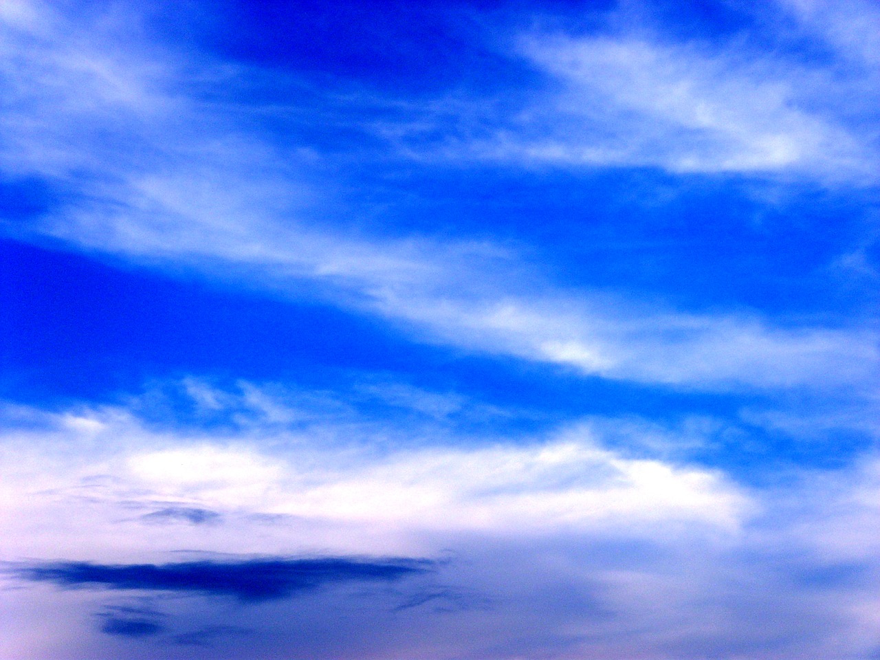 sky white cloud pure free photo