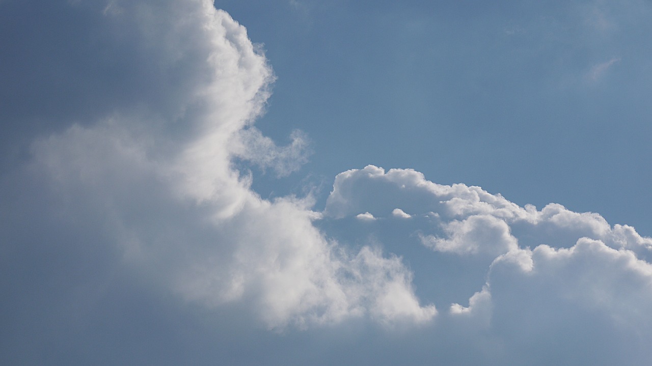 sky clouds shoe in clouds free photo