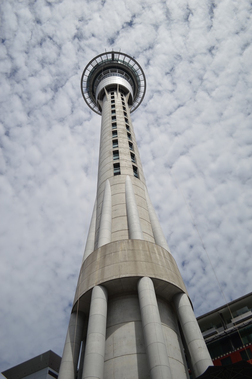 sky tower auckland free photo