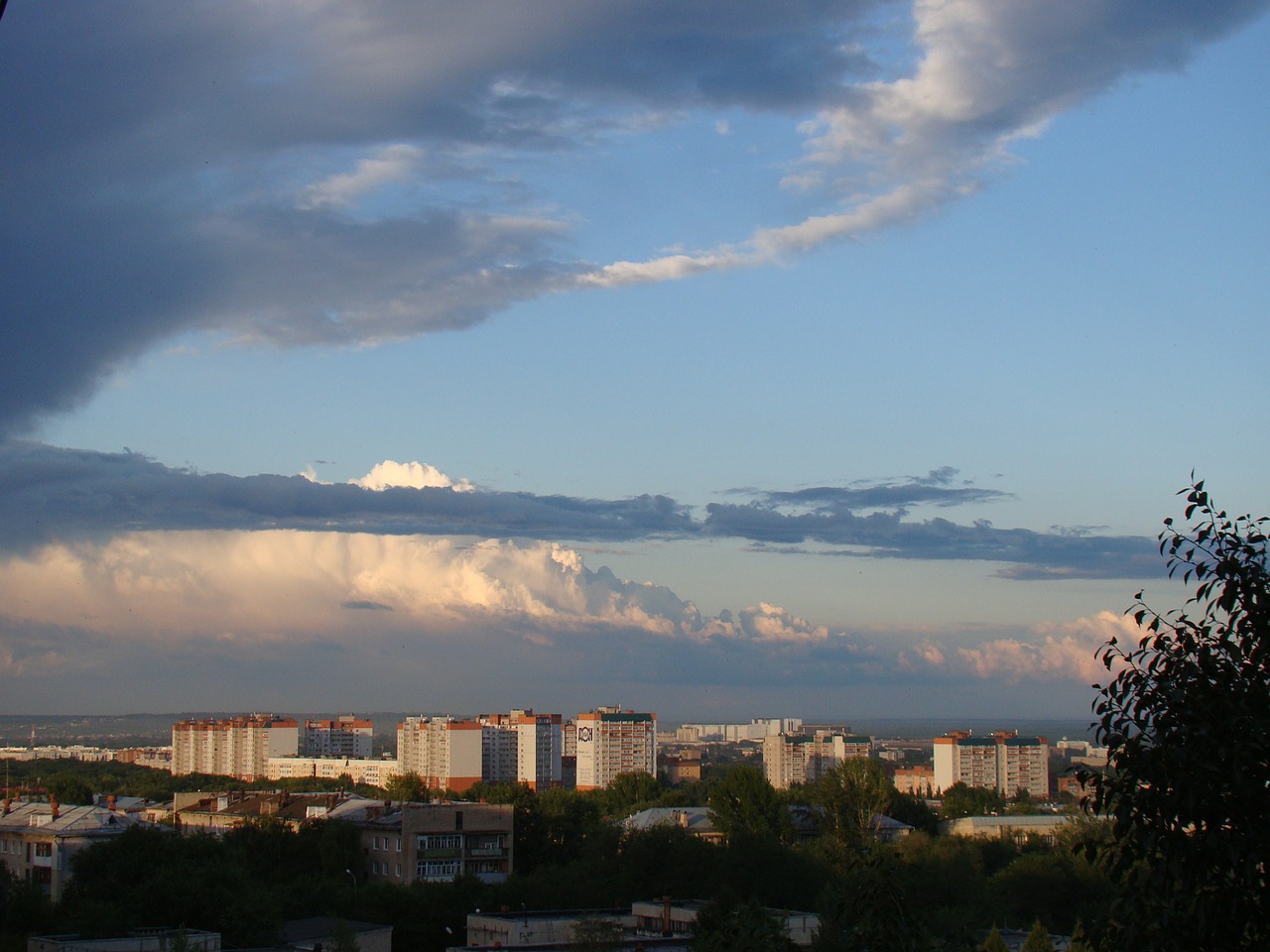 sky after the rain clouds free photo