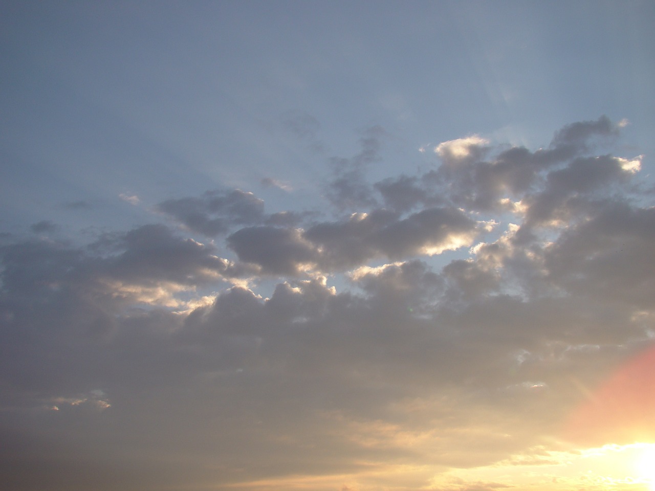 sky clouds sunrise free photo