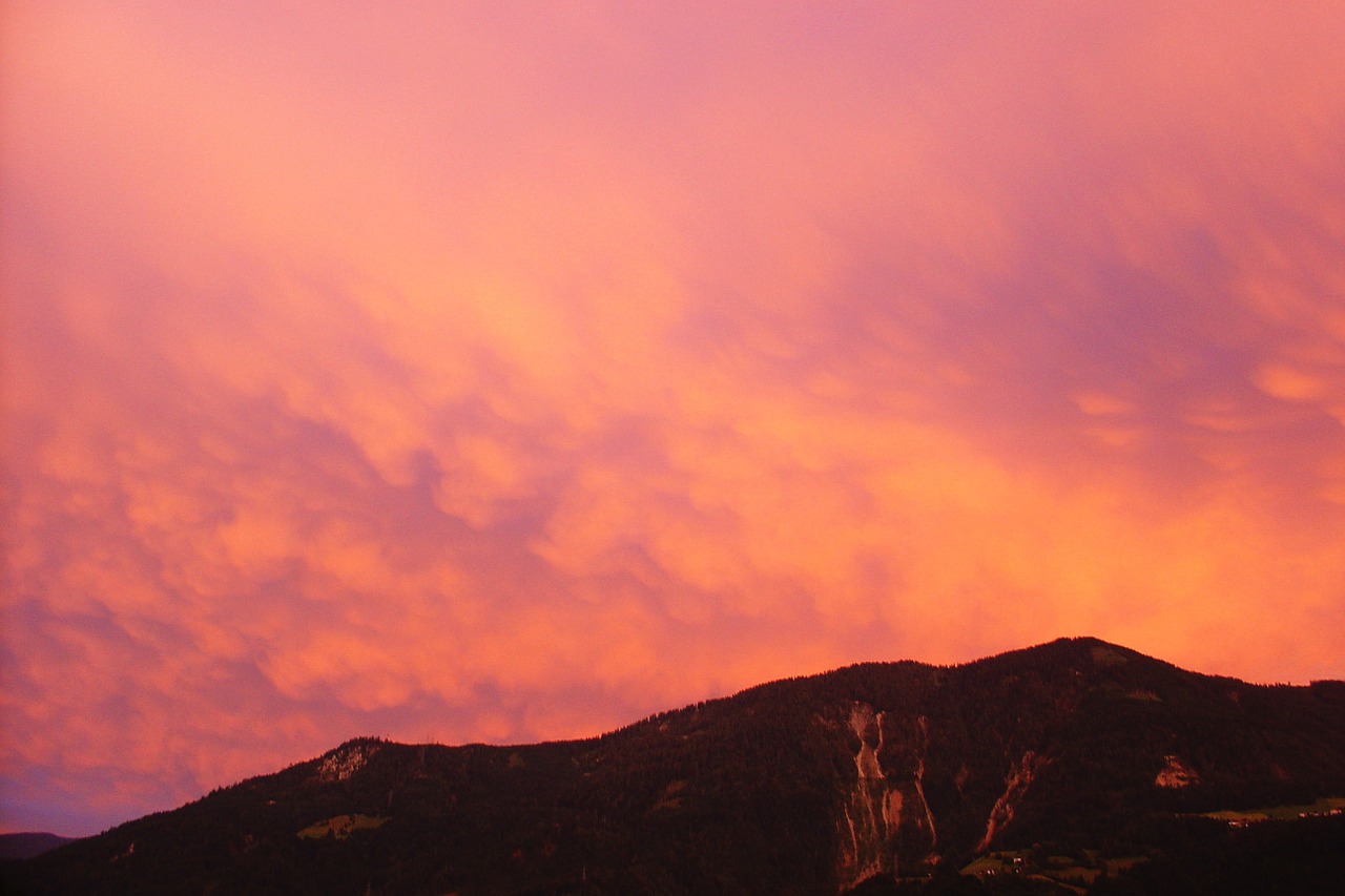 sky forward clouds free photo