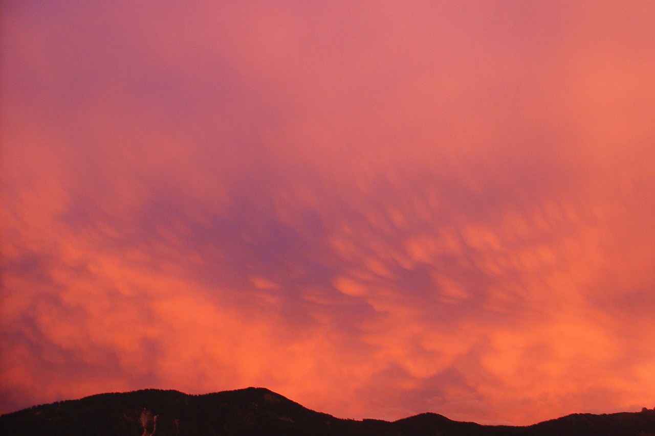 sky forward clouds free photo