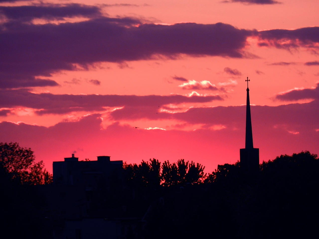 sky night nature free photo