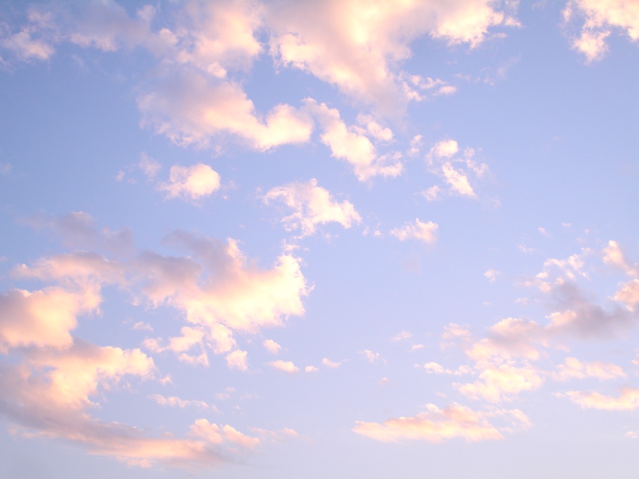 sky clouds blue free photo