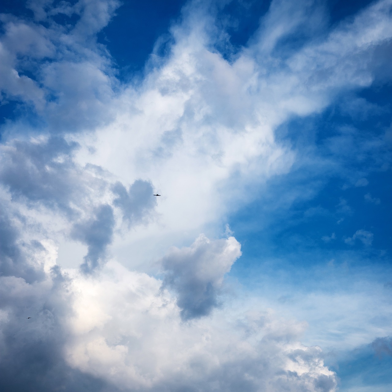 sky clouds blue free photo