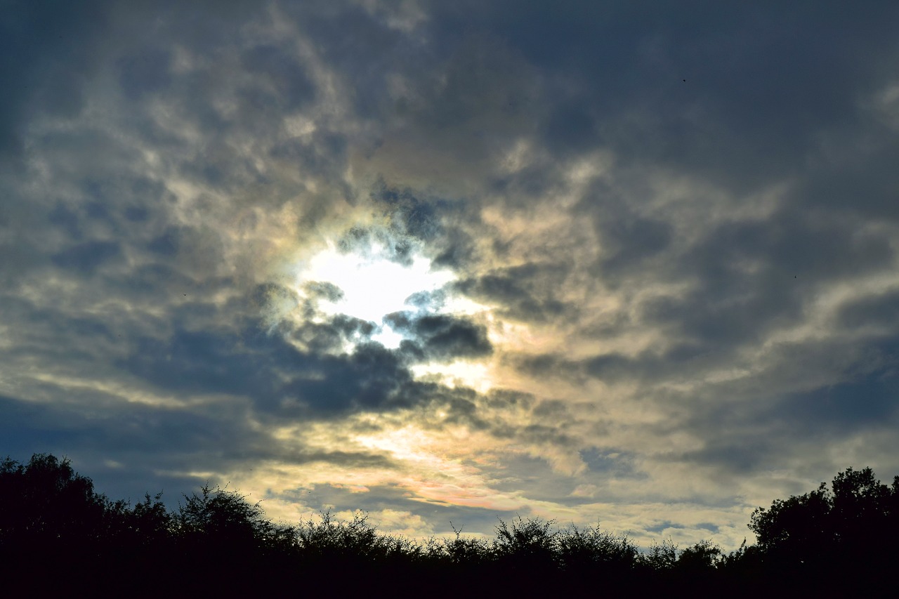 sky sun clouds free photo