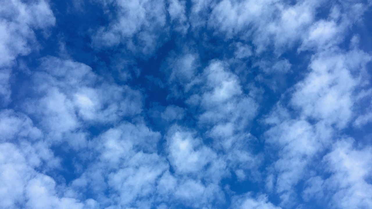 sky clouds background free photo