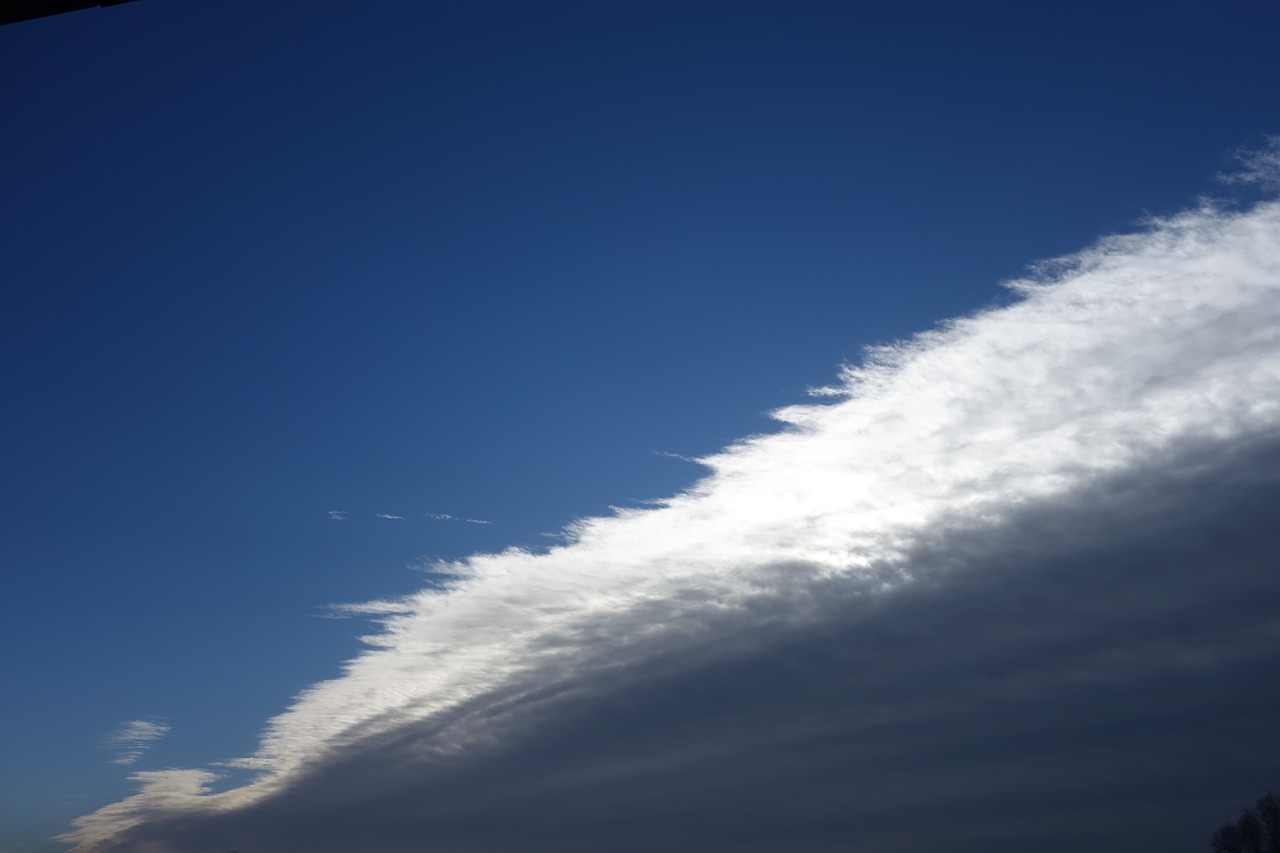 sky clouds blue free photo