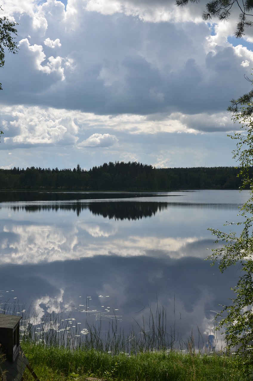 sky water lake free photo