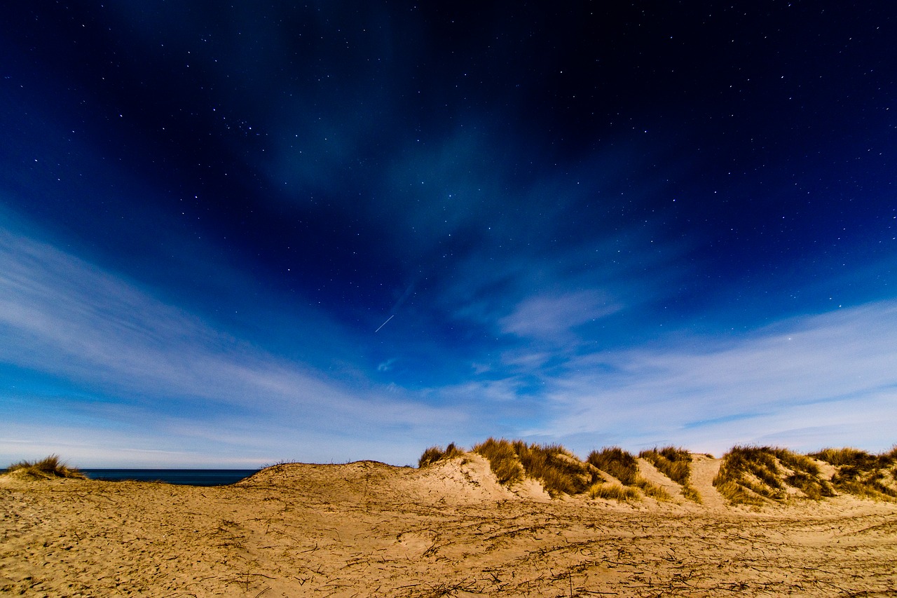 sky star beach free photo