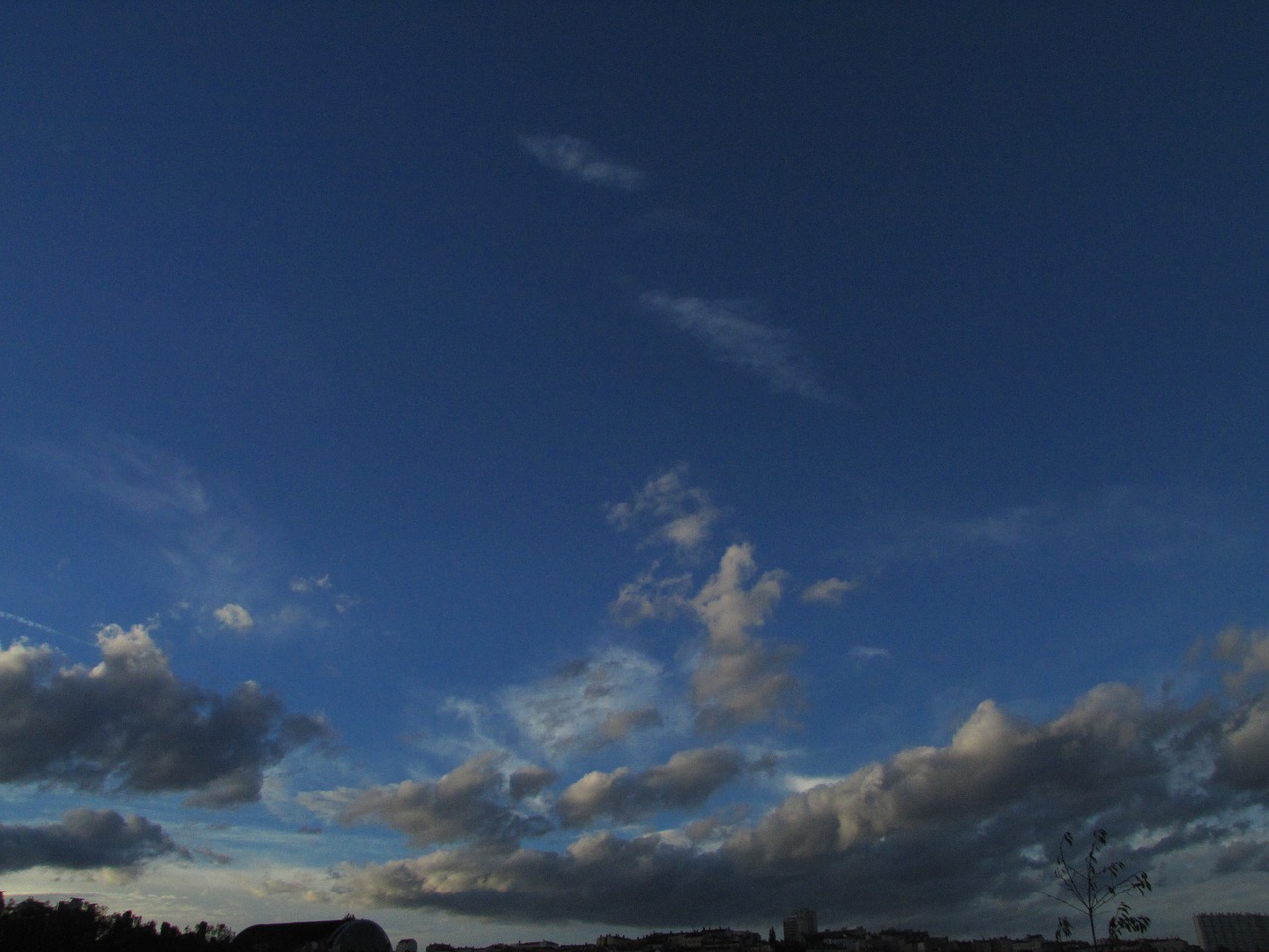 sky clouds horizon free photo