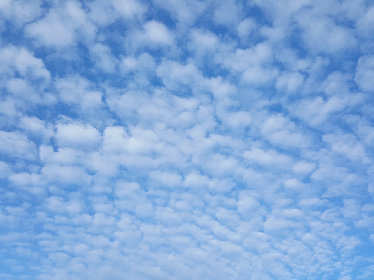 sky blue clouds free photo