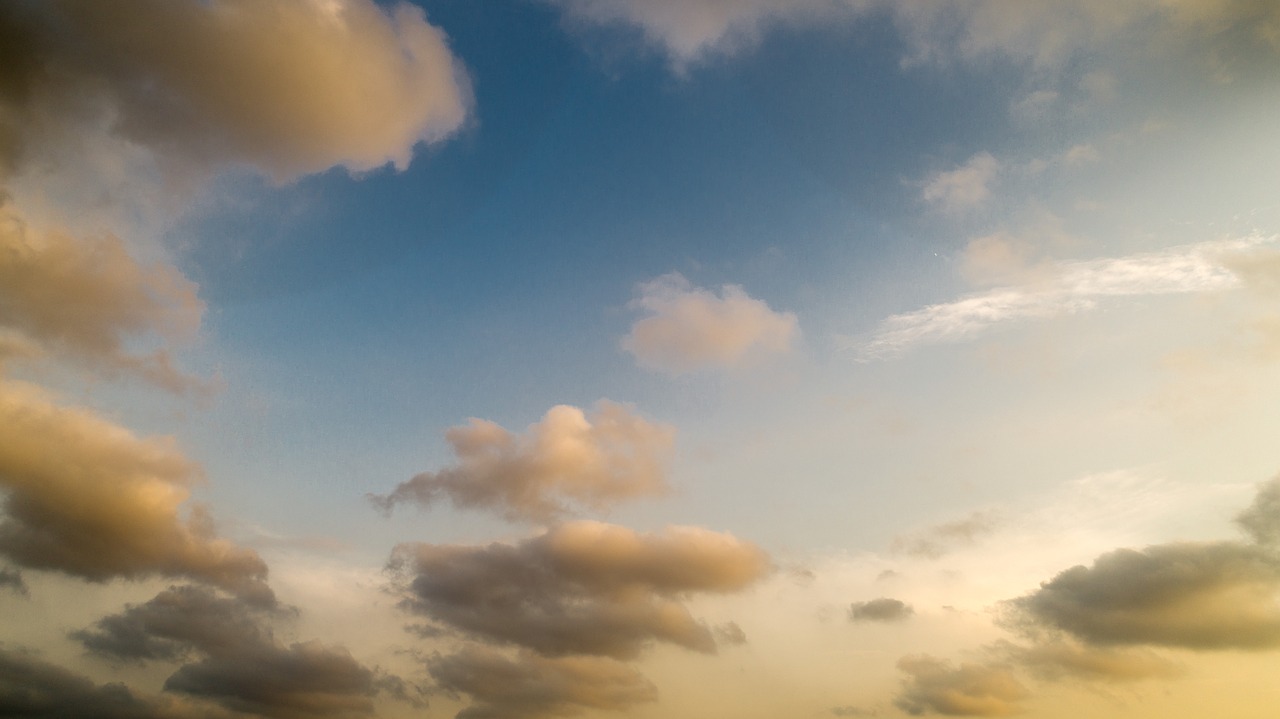 sky clouds panorama free photo