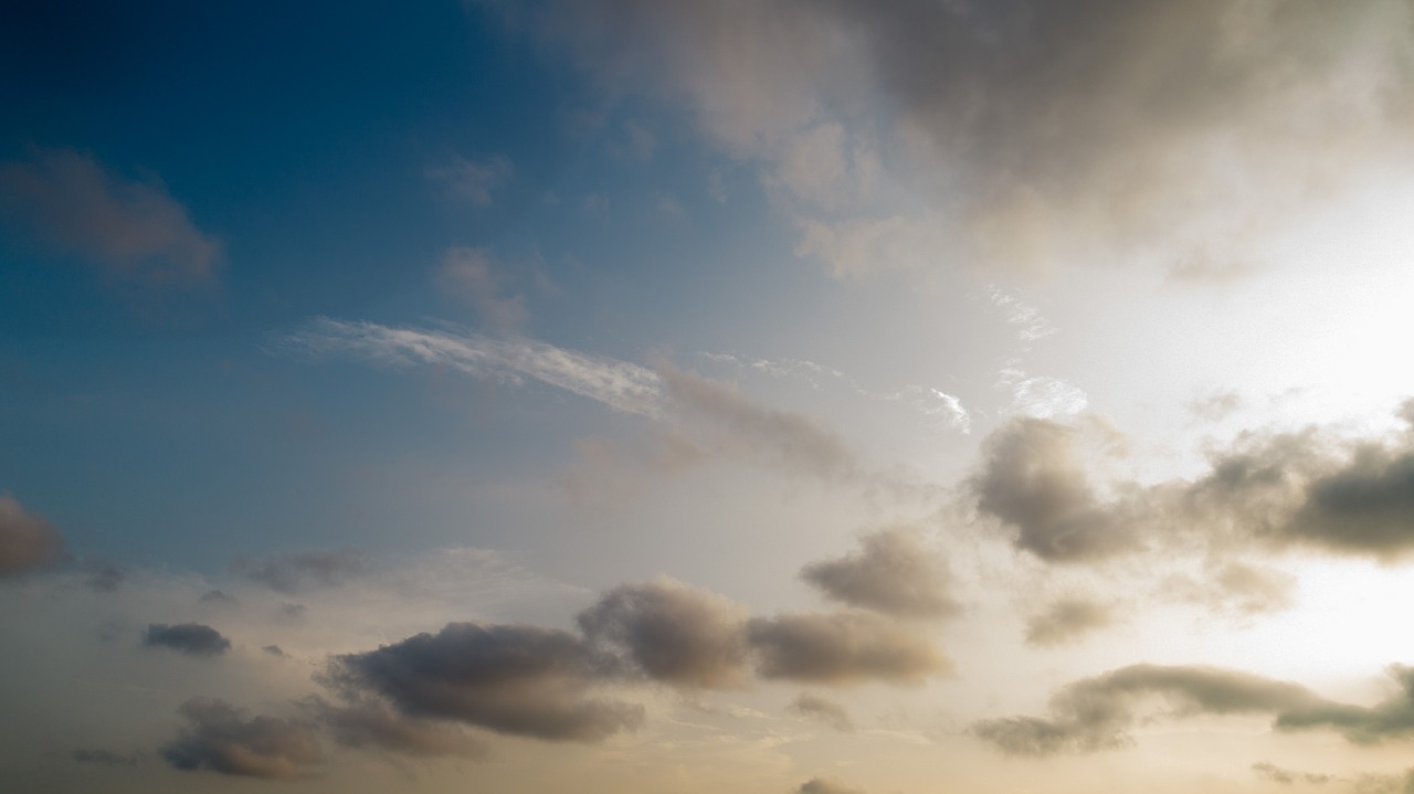 sky clouds panorama free photo