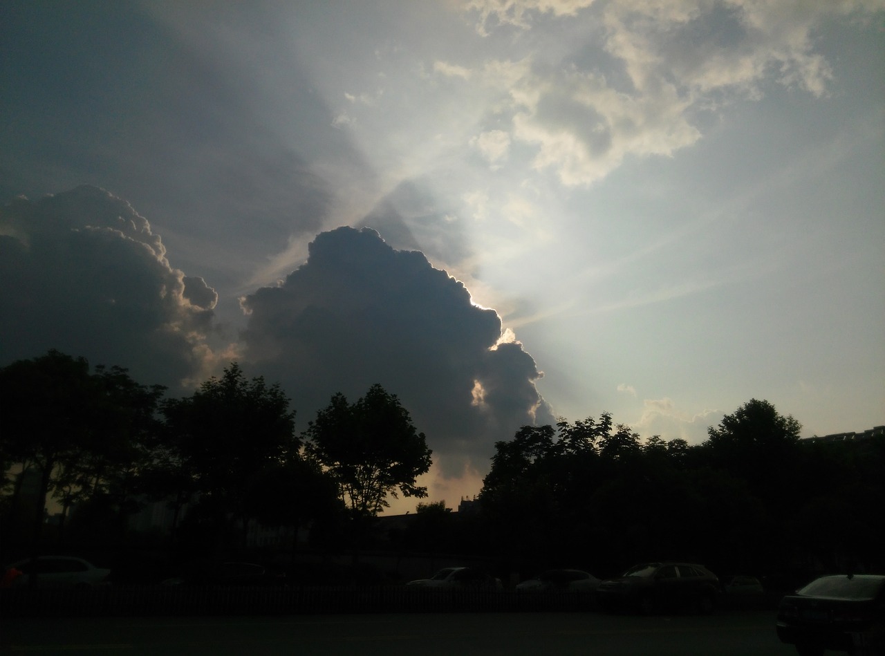 sky cloud light and shadow free photo