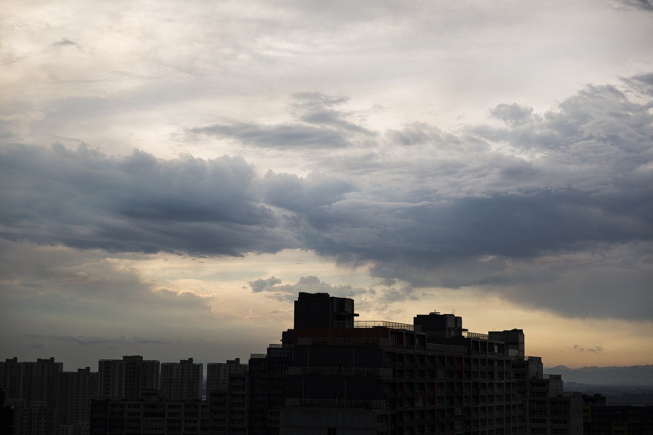 sky cloud at dusk free photo
