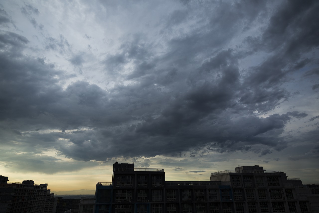 sky cloud dark clouds free photo