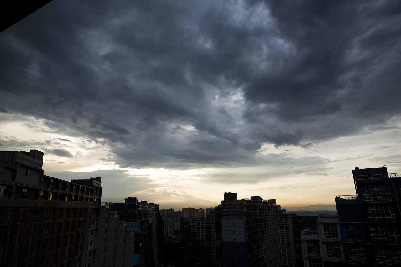 sky cloud dark clouds free photo