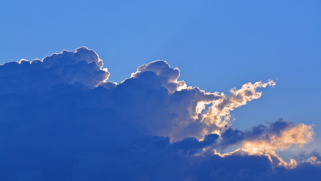 sky clouds dark clouds free photo