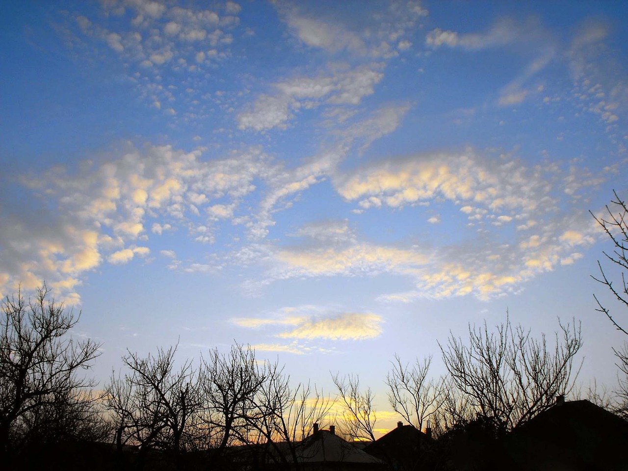 sky the sky the clouds free photo