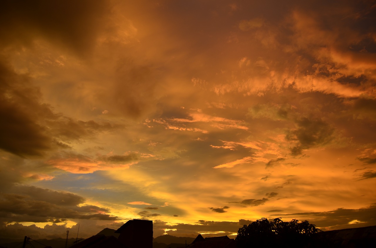 sky cloud sunset free photo