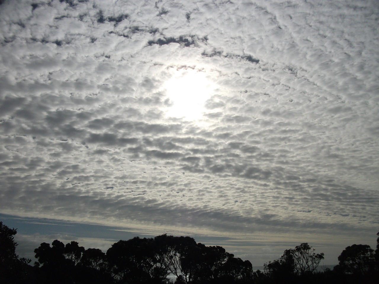 sky clouds winter free photo